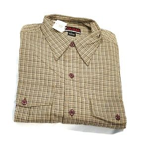 NWT 20s Guess plaid button-down shirt